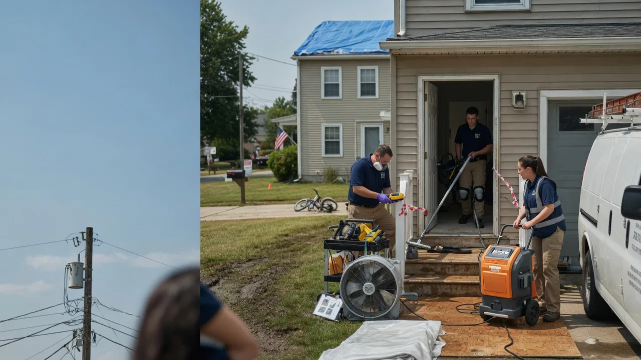 Water Damage Repair in Rivesville, WV near me